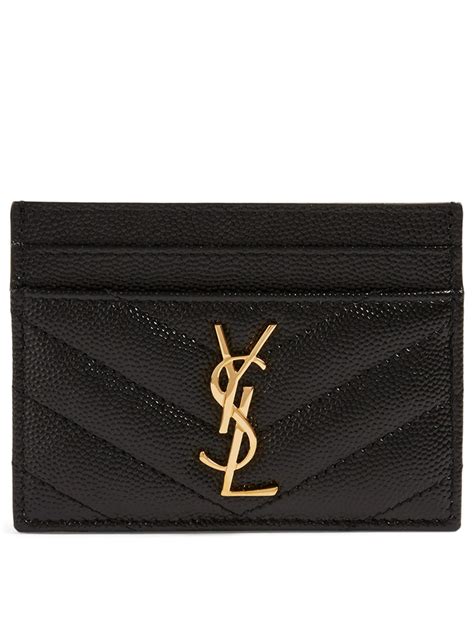 ysl snakeskin card holder|YSL lambskin case.